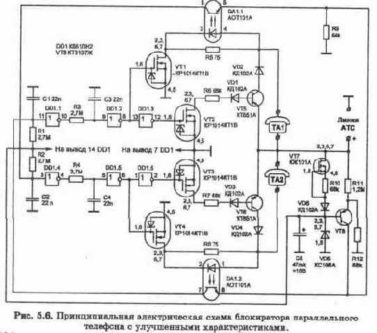 БЛОКИРАТОР ПАРАЛЛЕЛЬНОГО ТЕЛЕФОНА