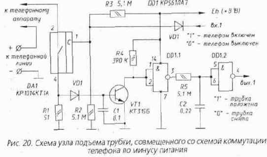 Схемы узлов подъема трубок